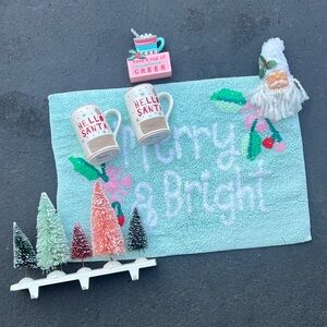 Merry & Bright Holiday Set with Mugs and Decor
